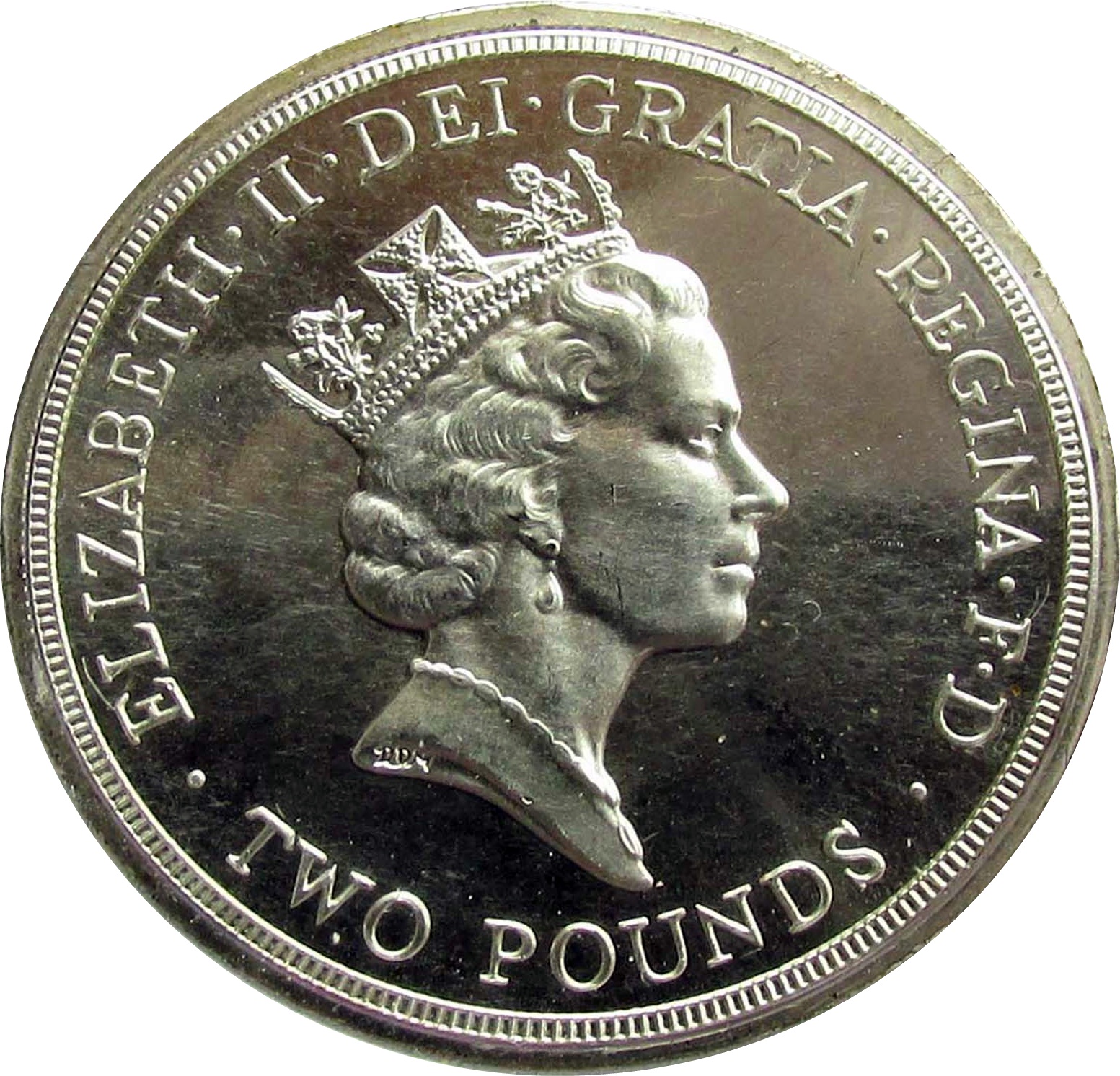 2 Pounds - Elizabeth II XIII Commonwealth Games; Silver Proof obverse