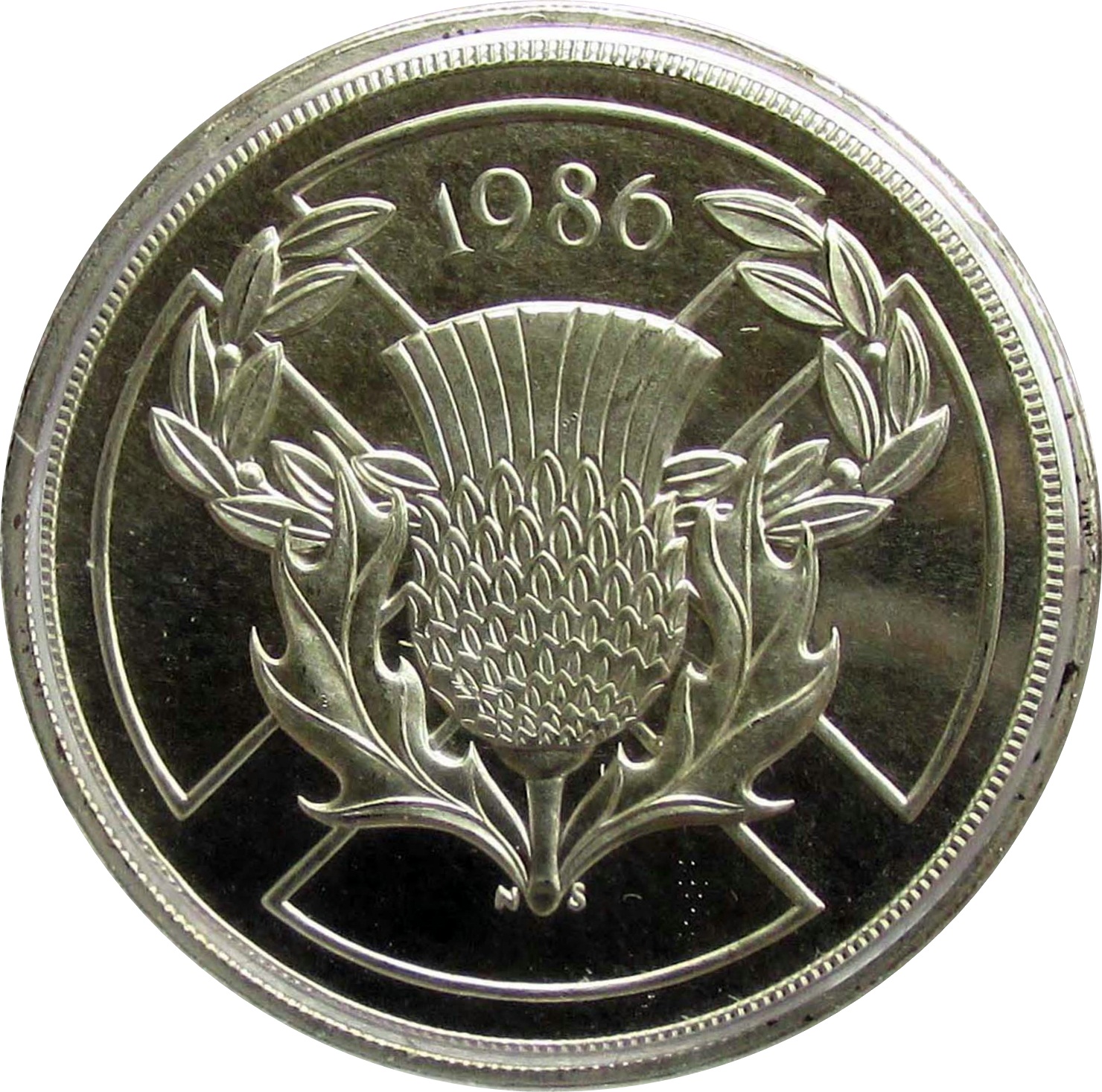 2 Pounds - Elizabeth II XIII Commonwealth Games; Silver Proof reverse