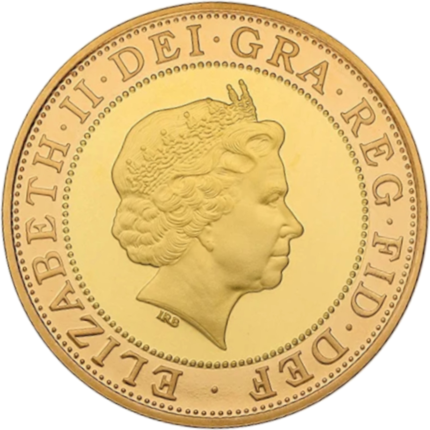 2 Pounds - Elizabeth II XVII Commonwealth Games - Northern Ireland; Gold Proof obverse