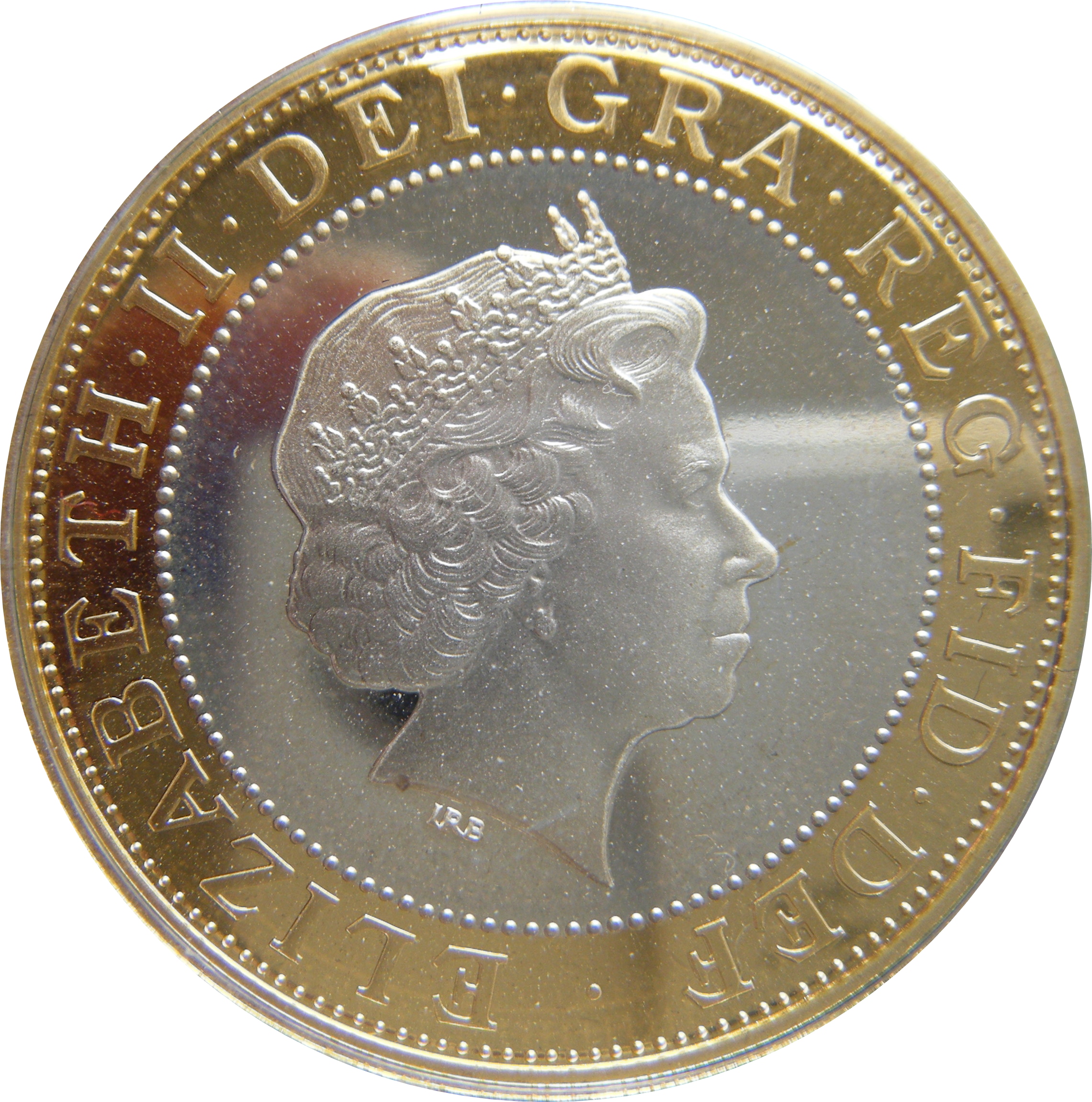 2 Pounds - Elizabeth II XVII Commonwealth Games - Wales; Silver Piedfort obverse