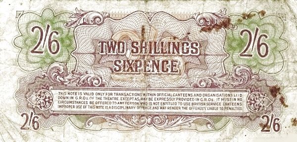 2 Shillings 6 Pence - British Armed Forces 2nd series reverse