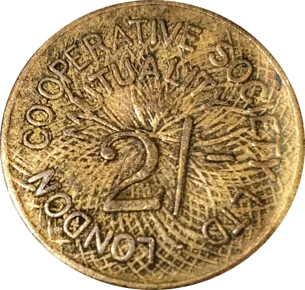 2 Shillings - Co-operative Society London Ltd - Mutuality reverse