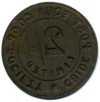 2 Shillings - Guide Post Equit CSL Northumberland reverse
