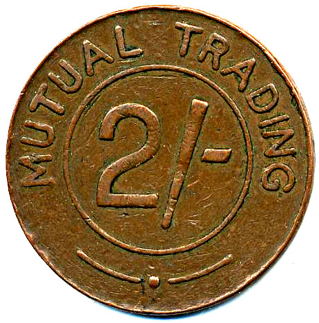 2 Shillings - South Suburban CSL Surrey reverse