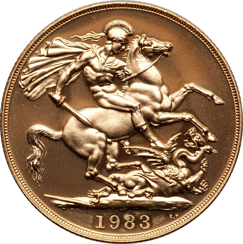 2 Sovereigns - Elizabeth II 2nd portrait