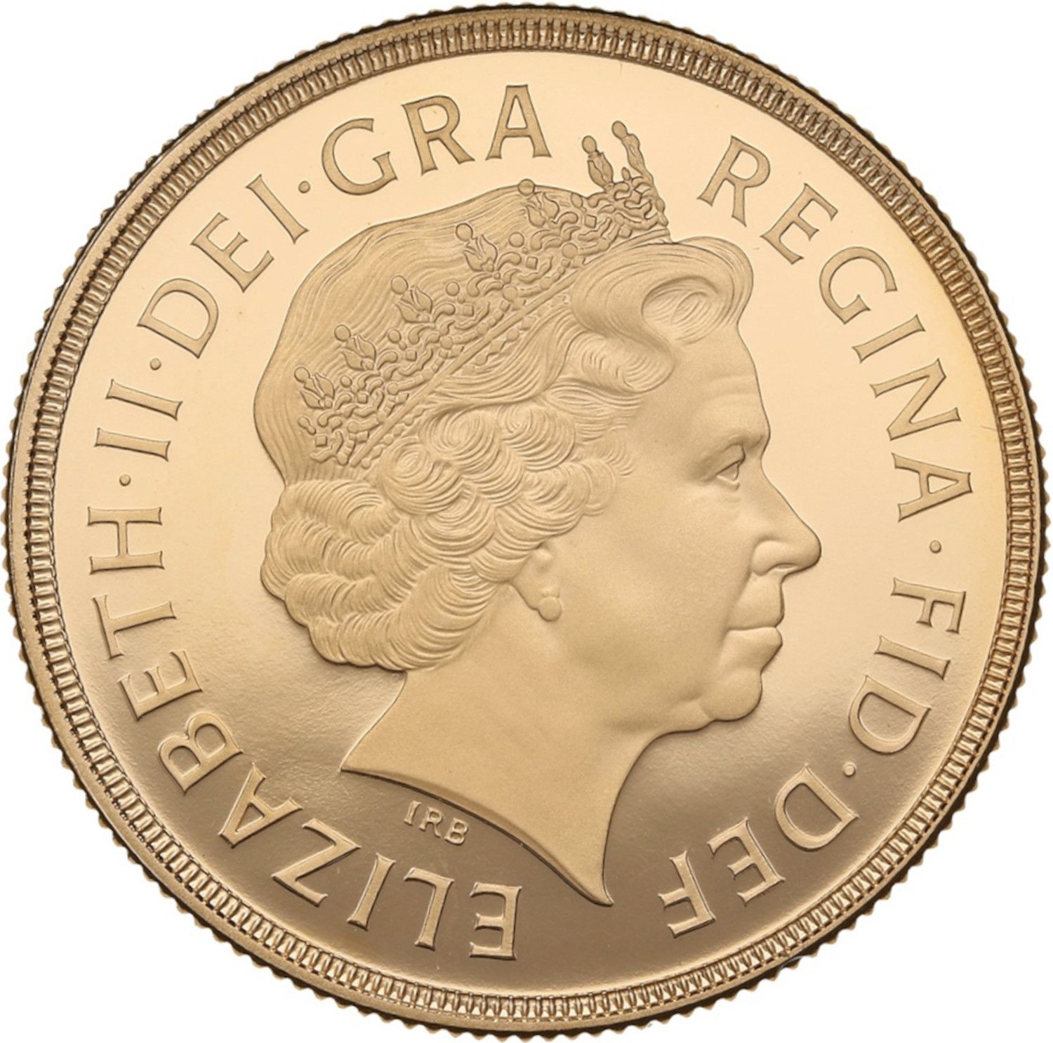 2 Sovereigns - Elizabeth II 4th portrait; modified reverse obverse