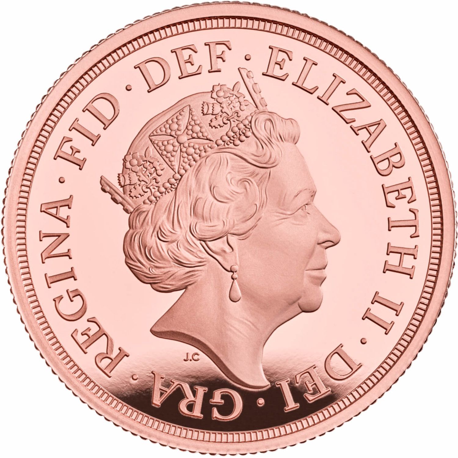2 Sovereigns - Elizabeth II 5th portrait; Platinum Jubilee obverse
