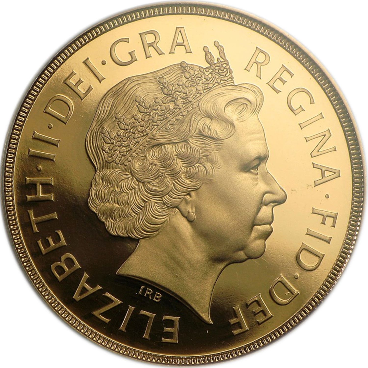 2 Sovereigns - Elizabeth II Diamond Jubilee obverse