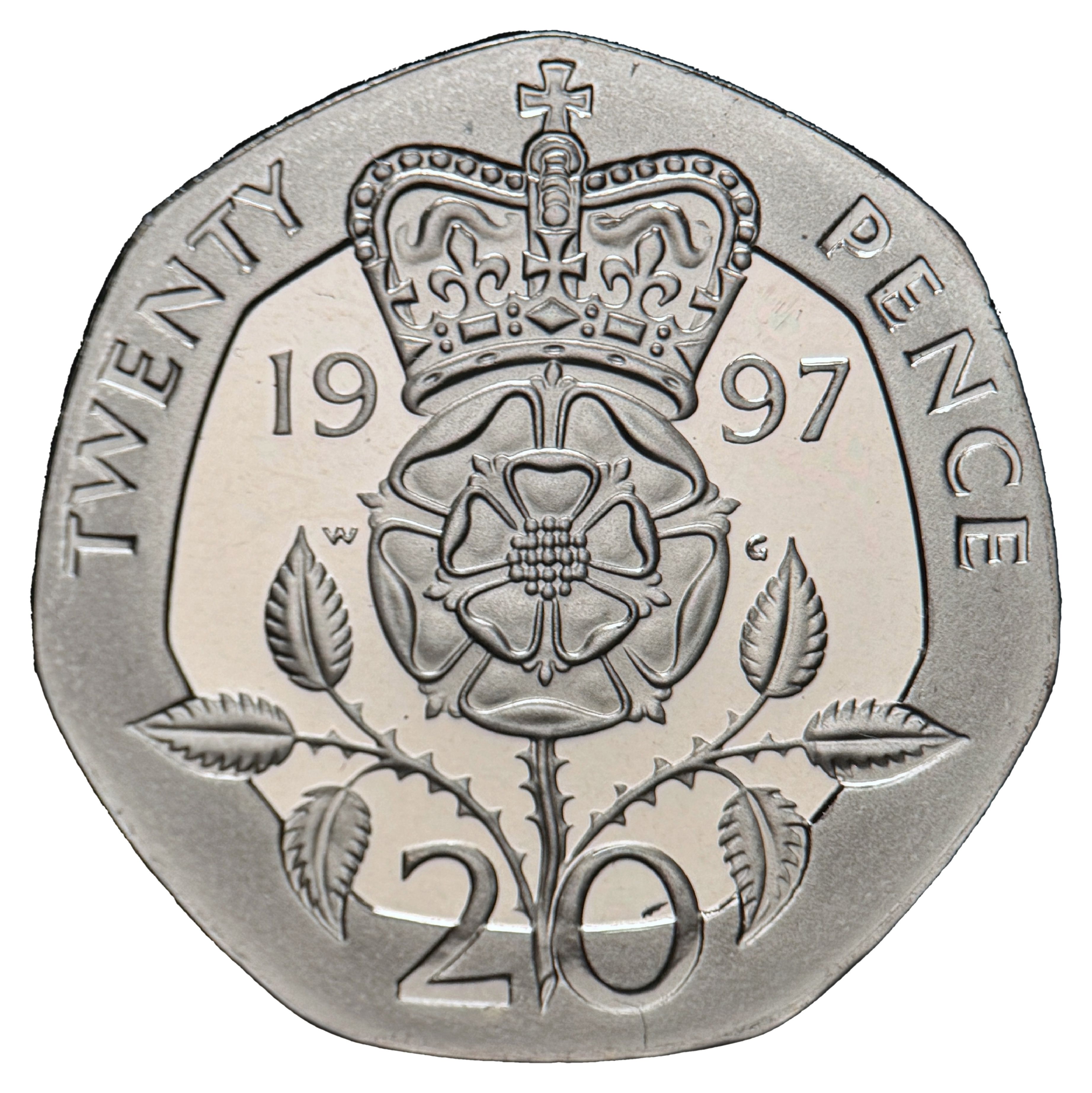 20 Pence - Elizabeth II 3rd portrait reverse
