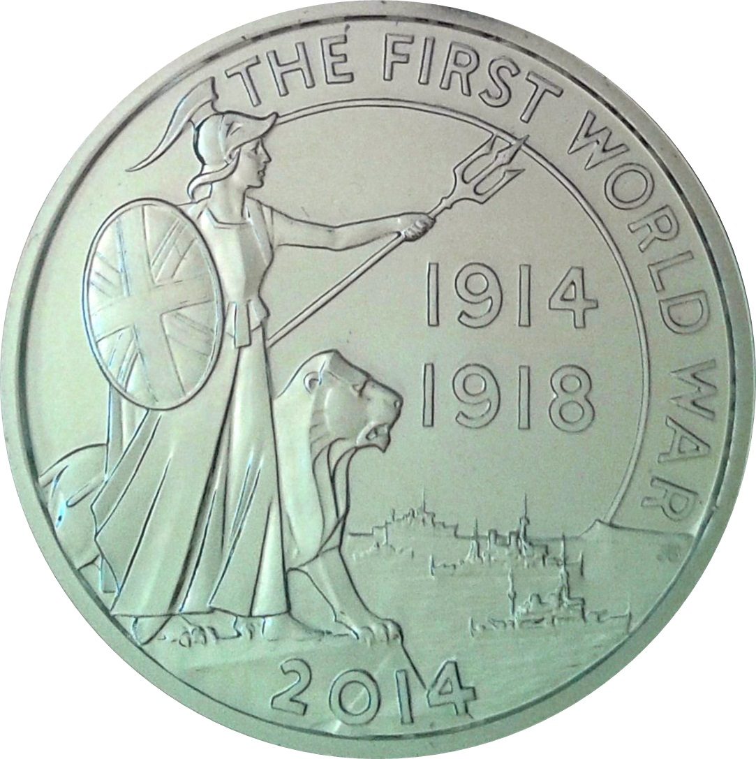 20 Pounds - Elizabeth II World War I; Fine Silver