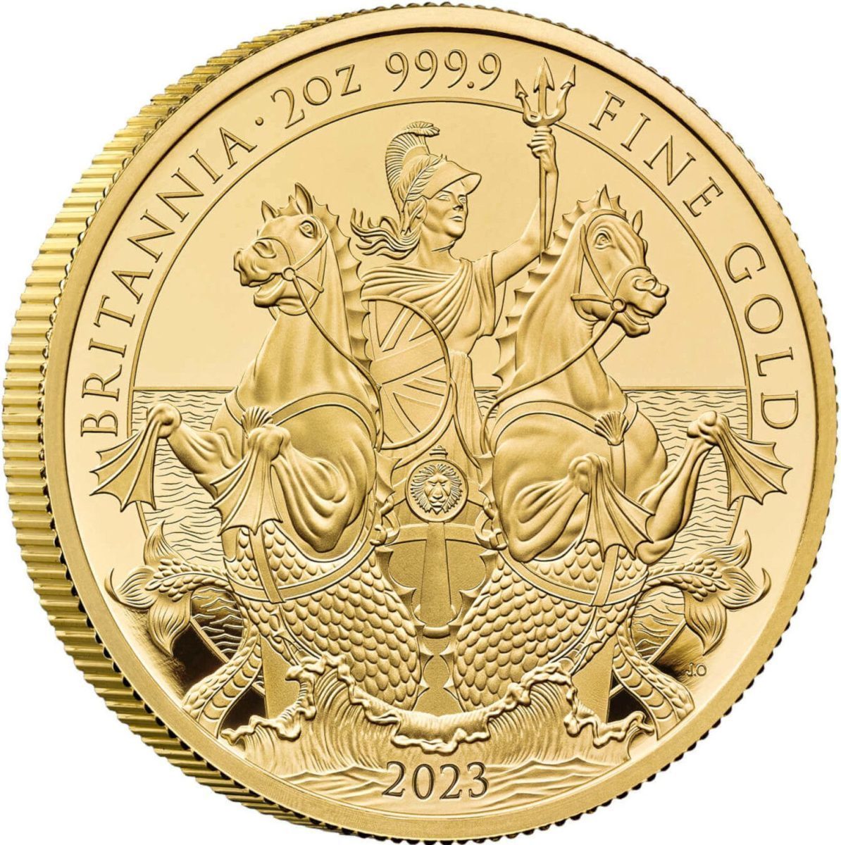 200 Pounds - Charles III 2 oz Fine Gold
