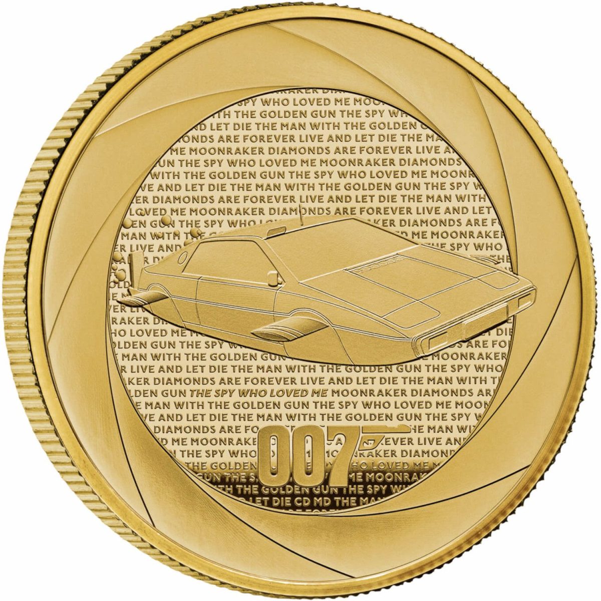 200 Pounds - Charles III Bond Films of the 1970s; Gold Proof