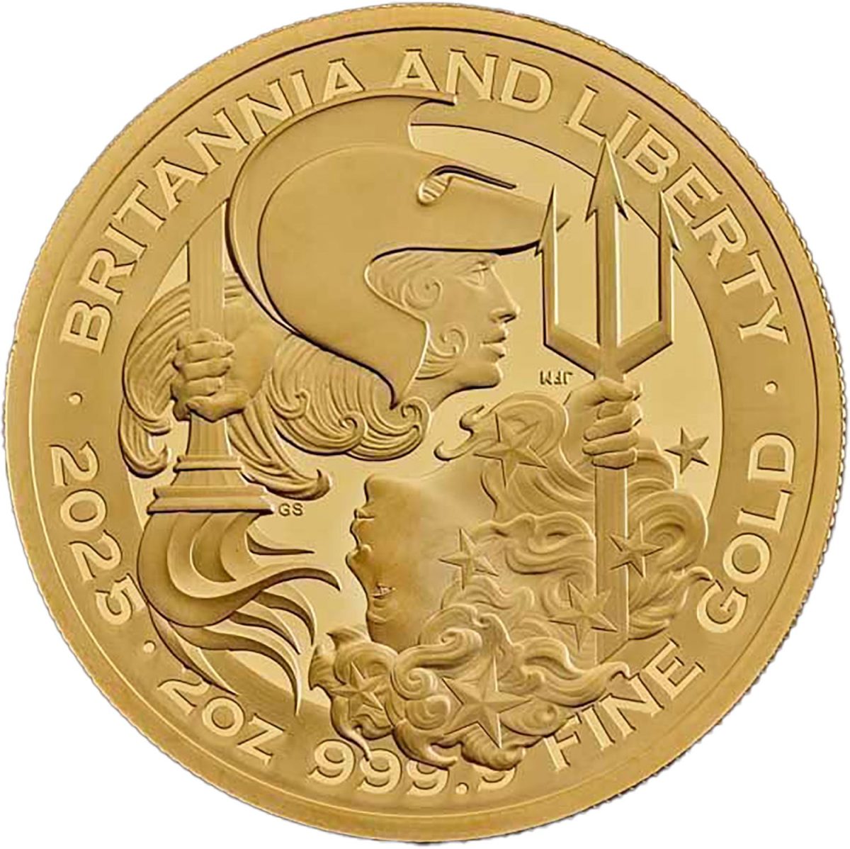 200 Pounds - Charles III Britannia & Liberty; Gold Proof