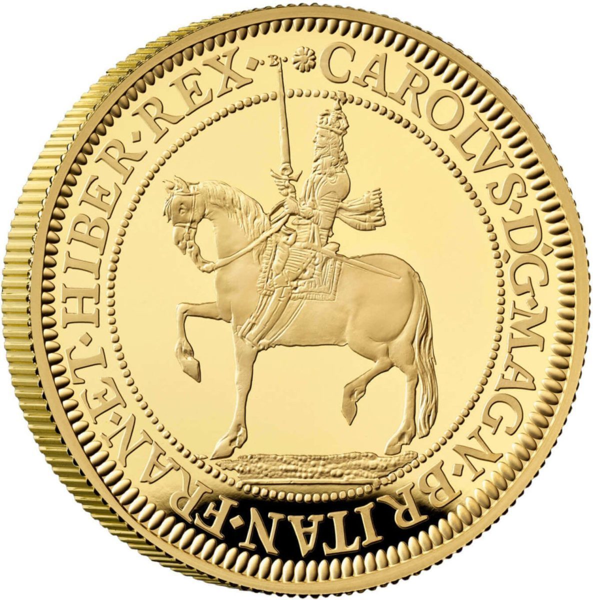 200 Pounds - Charles III Charles I; Gold Proof