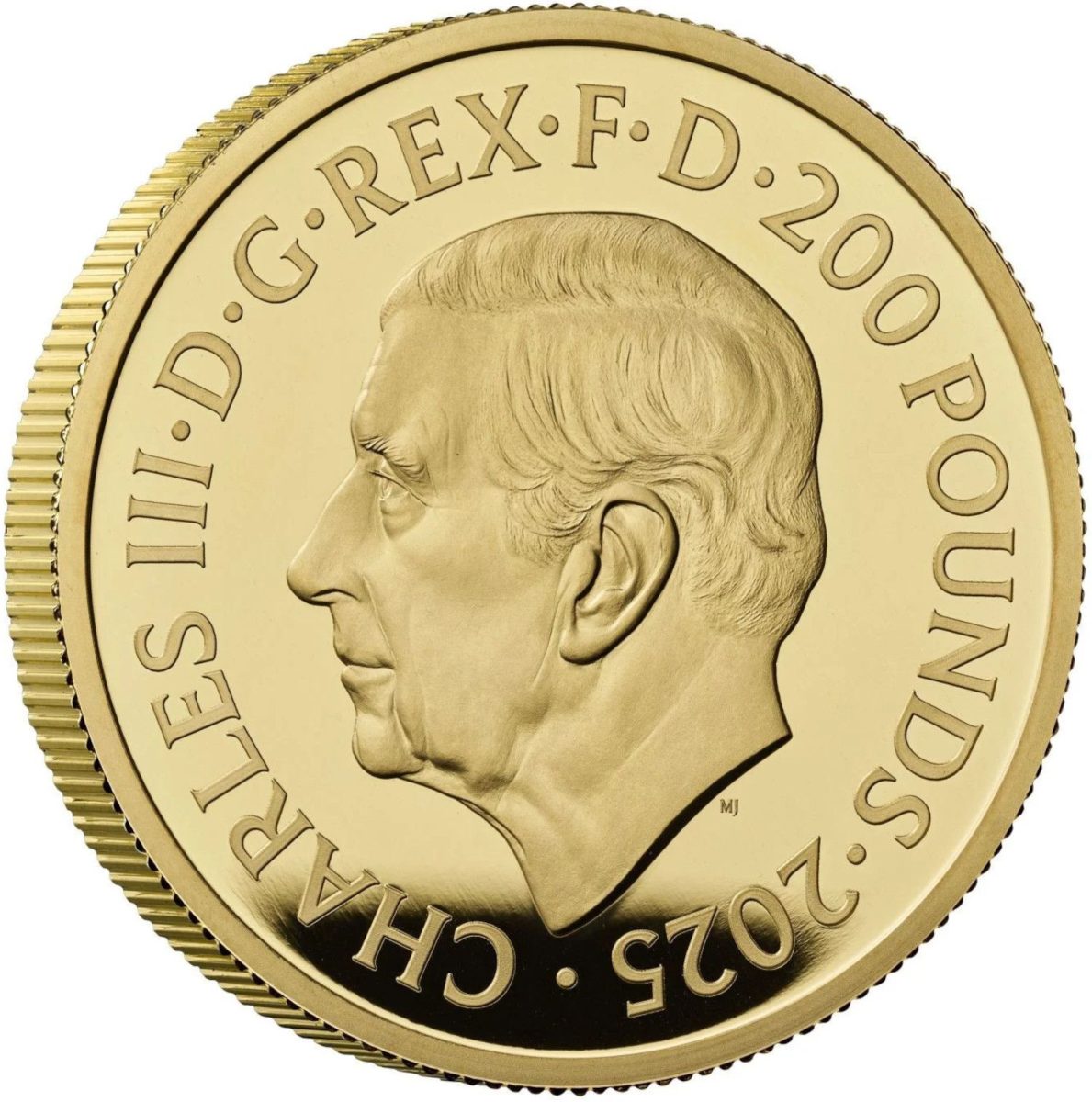 200 Pounds - Charles III Freddie Mercury; Gold Proof obverse