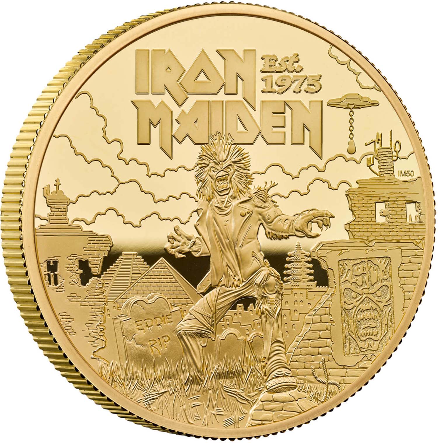 200 Pounds - Charles III Iron Maiden; Gold Proof