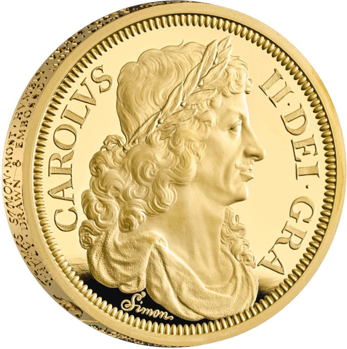 200 Pounds - Charles III Petition Crown, Portrait; Gold Proof