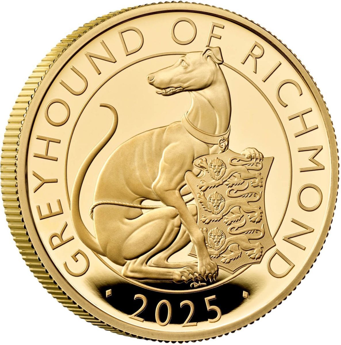 200 Pounds - Charles III The Greyhound of Richmond; Gold Proof