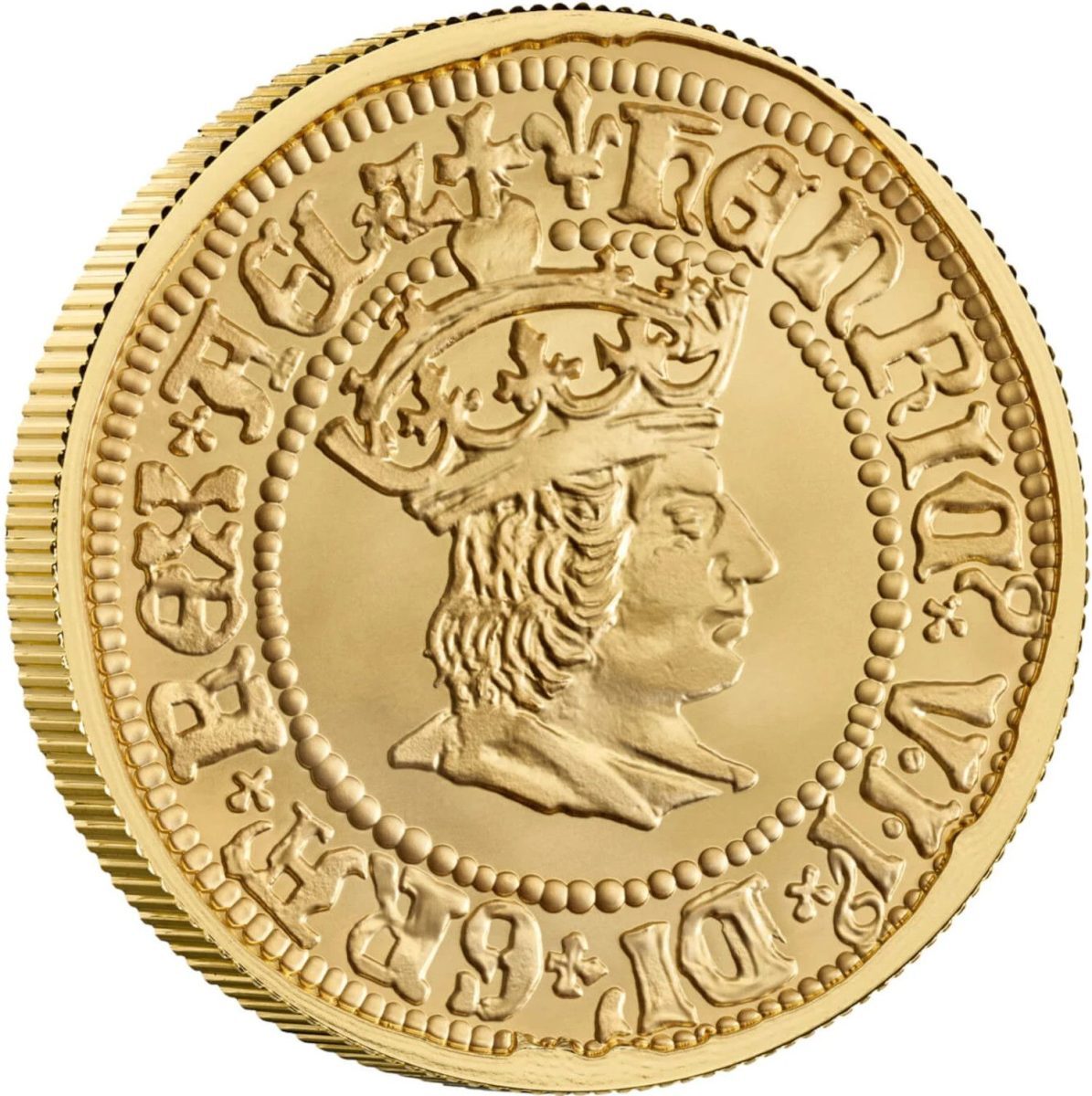 200 Pounds - Elizabeth II Henry VII; Gold Proof reverse