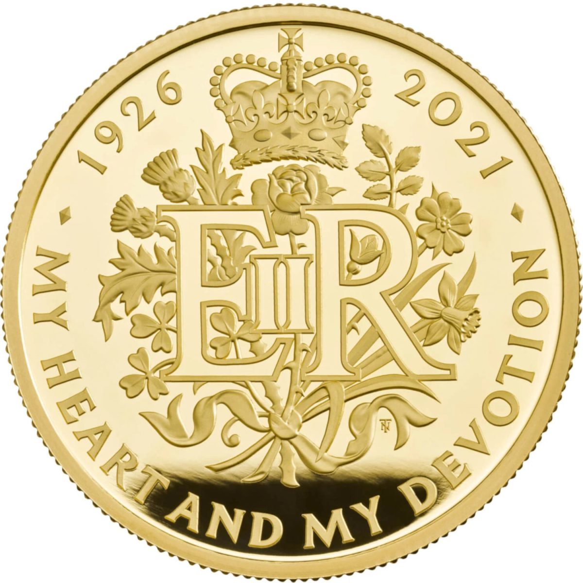 200 Pounds - Elizabeth II Queen's 95th Birthday; Gold Proof