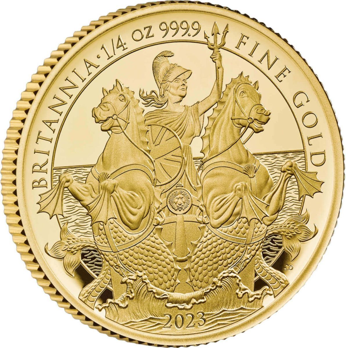 25 Pounds - Charles III 1/4 oz Fine Gold