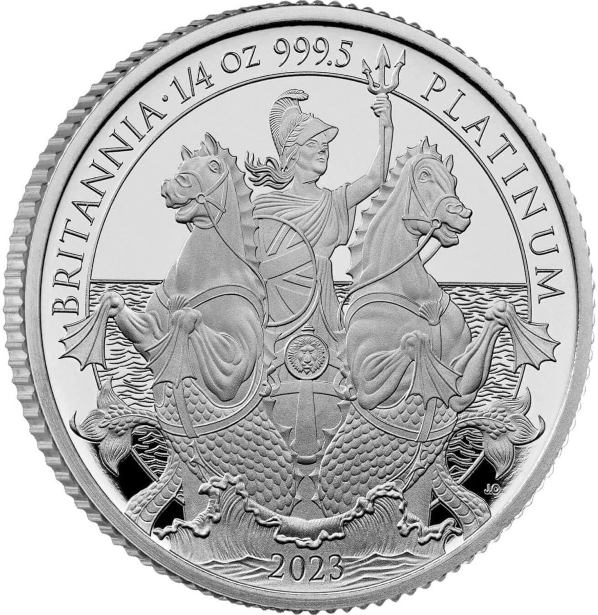 25 Pounds - Charles III 1/4 oz Fine Platinum