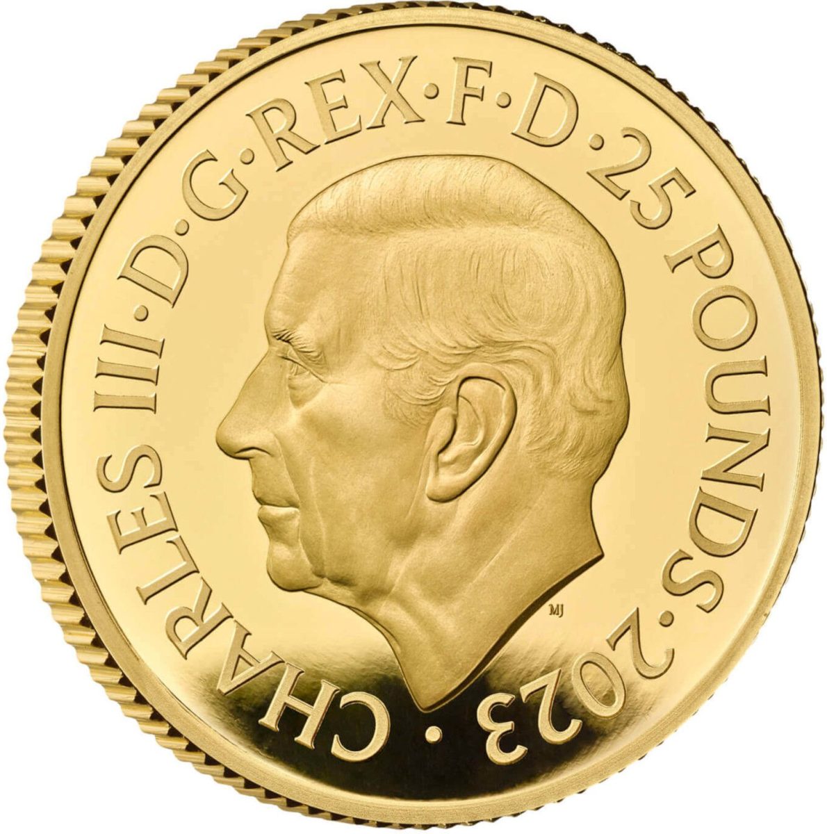 25 Pounds - Charles III Bond Films of the 1960s; Gold Proof obverse