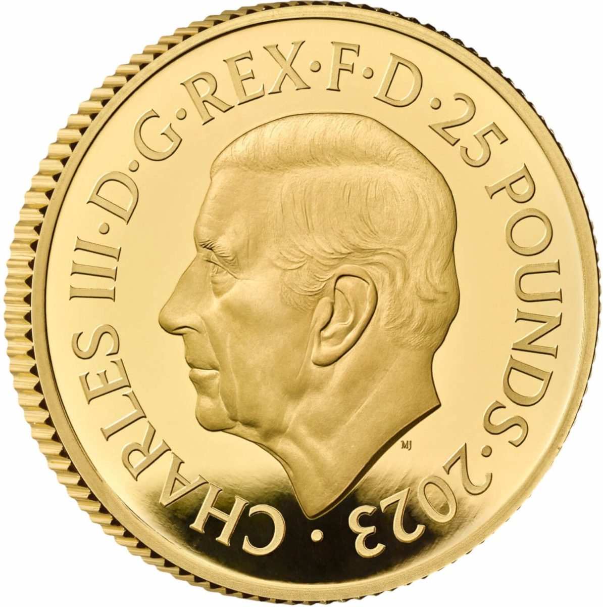 25 Pounds - Charles III Bond Films of the 1970s; Gold Proof obverse