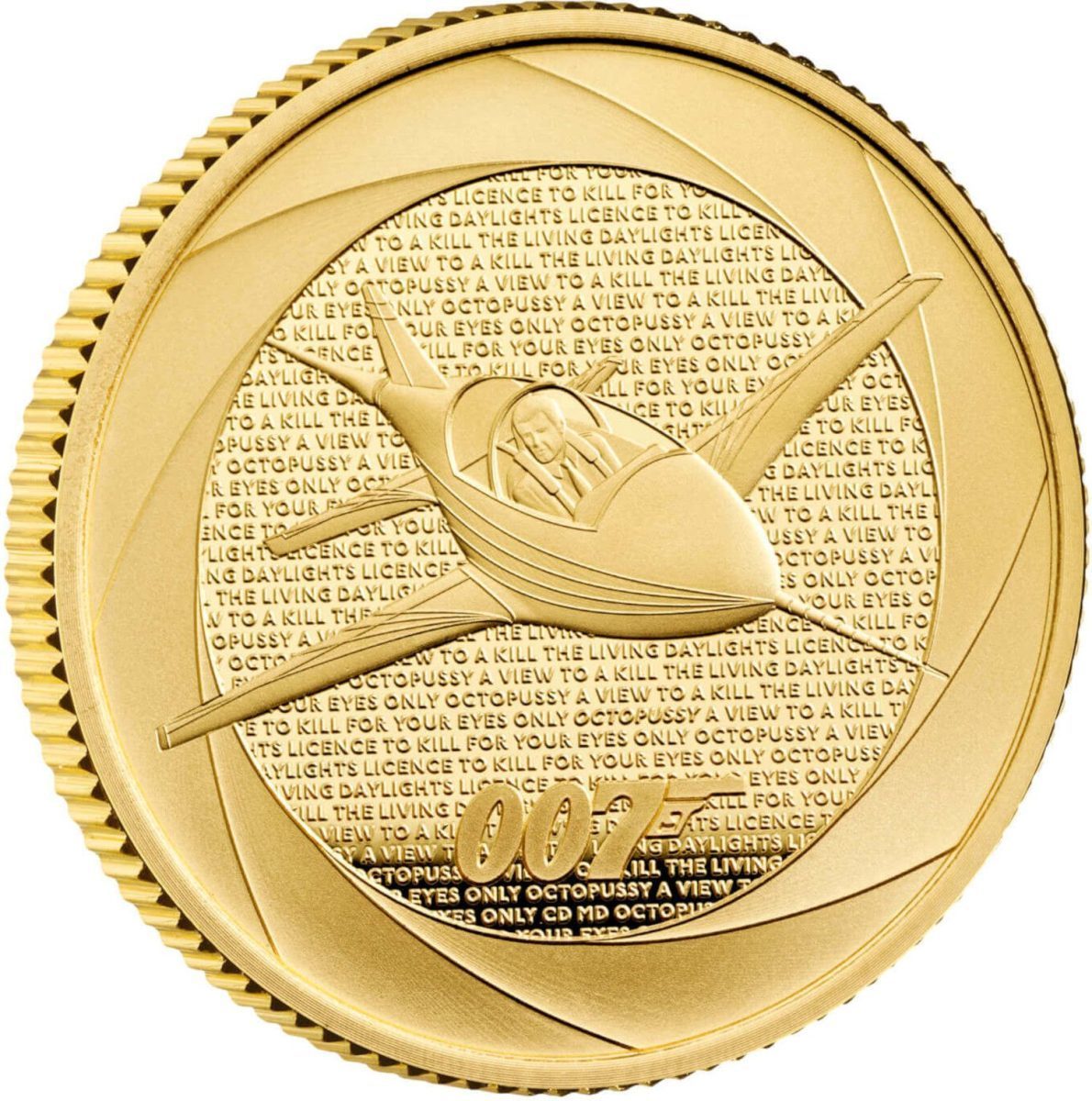 25 Pounds - Charles III Bond Films of the 1980s; Gold Proof