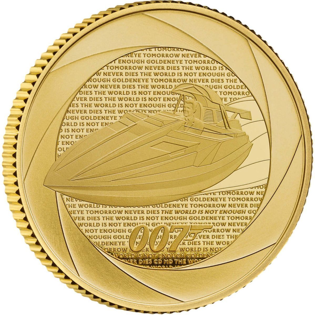 25 Pounds - Charles III Bond Films of the 1990s; Gold Proof