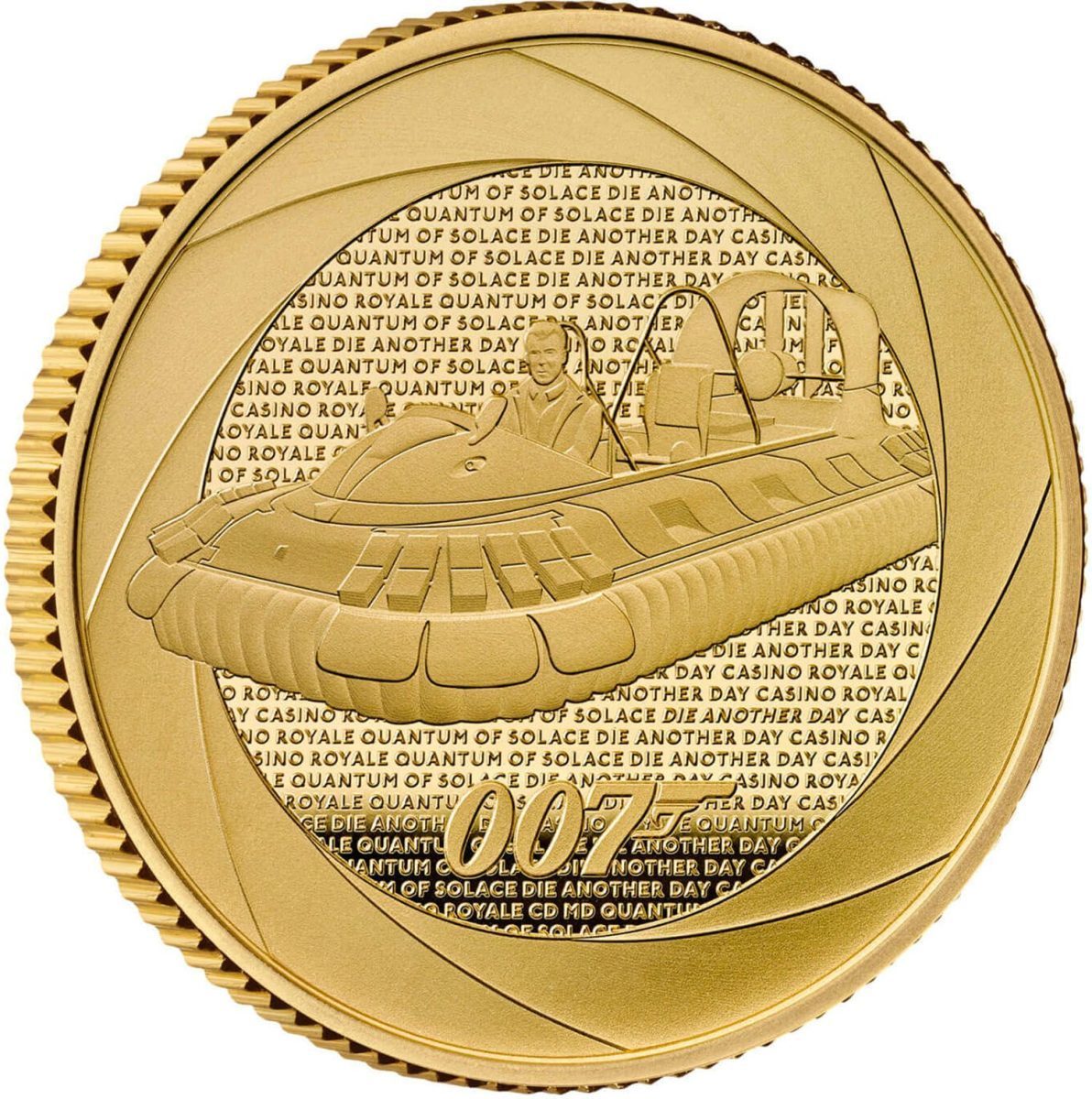 25 Pounds - Charles III Bond Films of the 2000s; Gold Proof