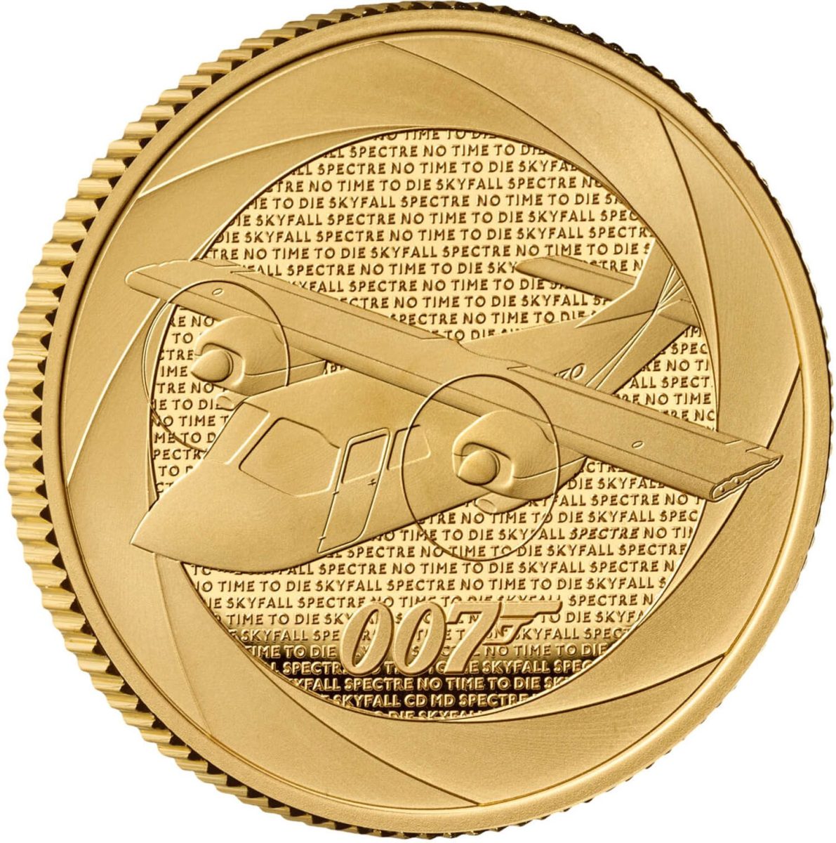 25 Pounds - Charles III Bond Films of the 2010s; Gold Proof