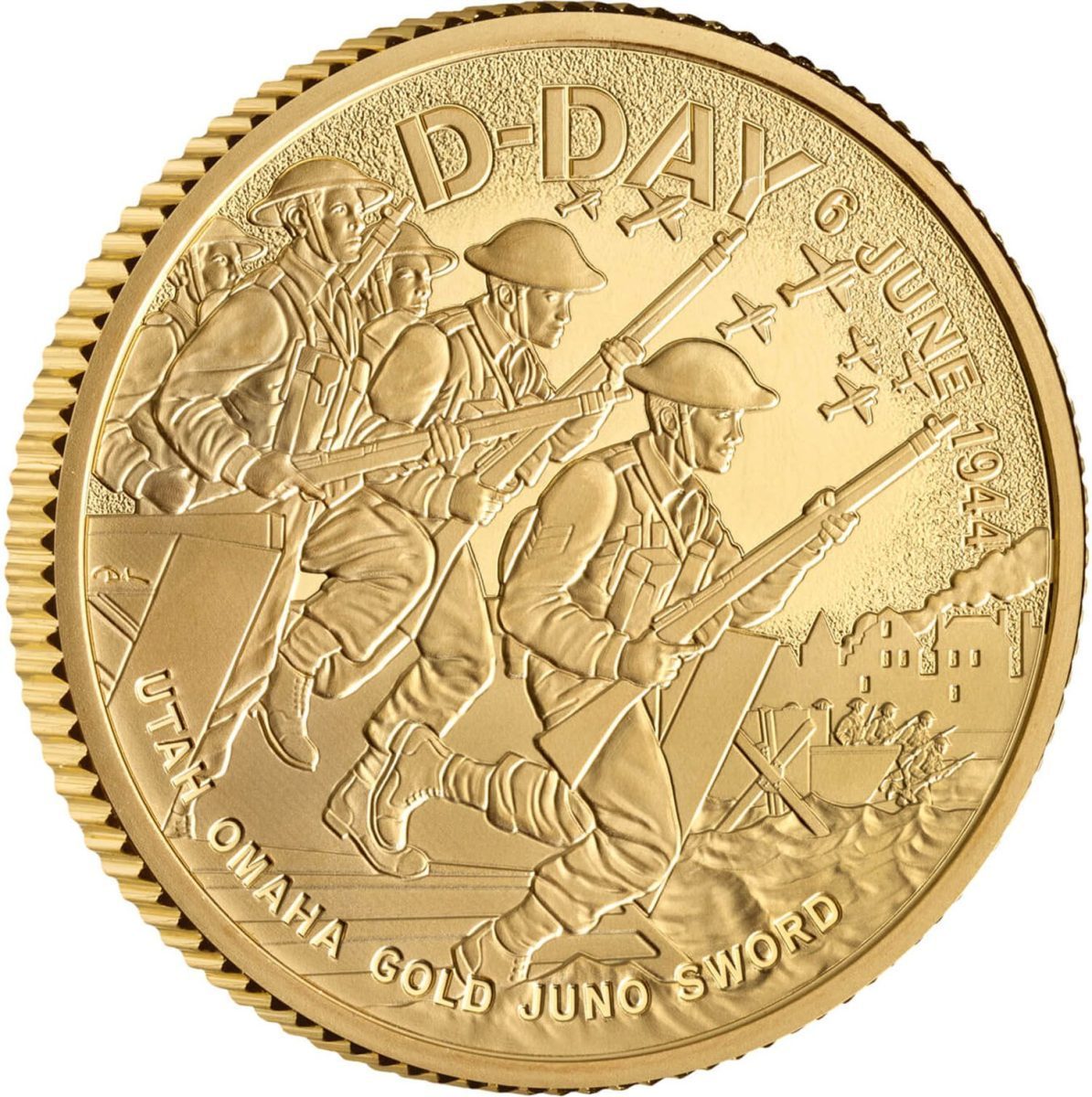 25 Pounds - Charles III D-Day Anniversary; Gold Proof