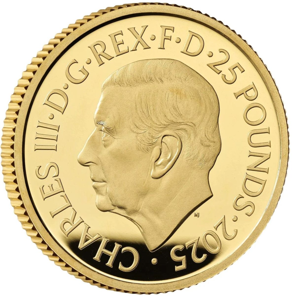 25 Pounds - Charles III Freddie Mercury; Gold Proof obverse