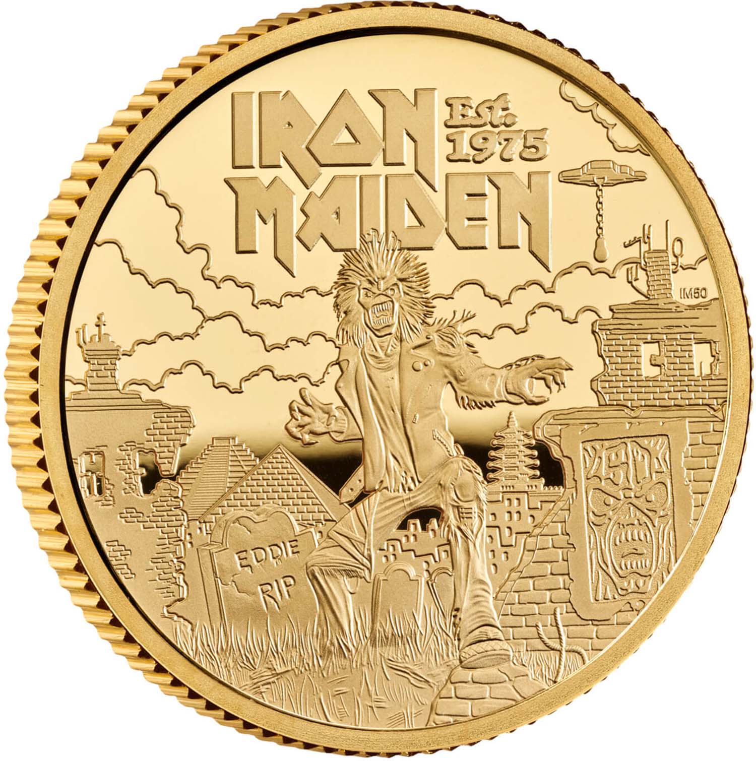 25 Pounds - Charles III Iron Maiden; Gold Proof