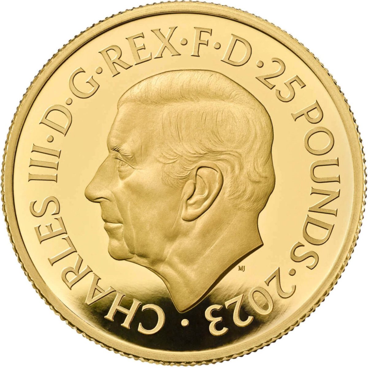 25 Pounds - Charles III Morgan Le Fay; Gold Proof obverse
