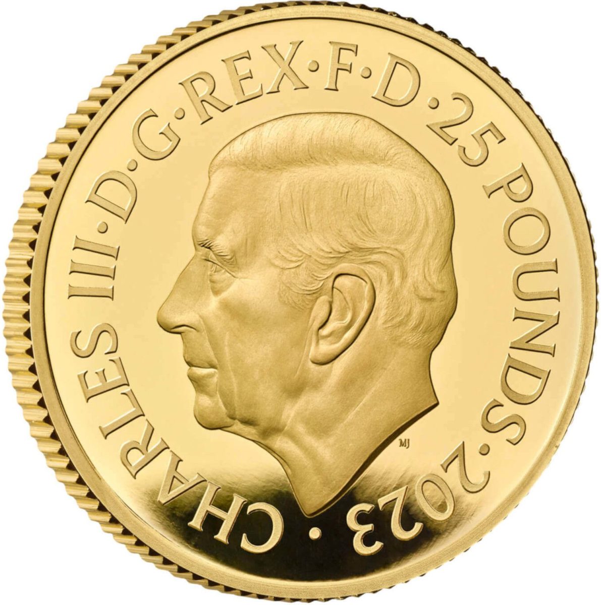 25 Pounds - Charles III R2D2 and C3PO; Gold Proof obverse