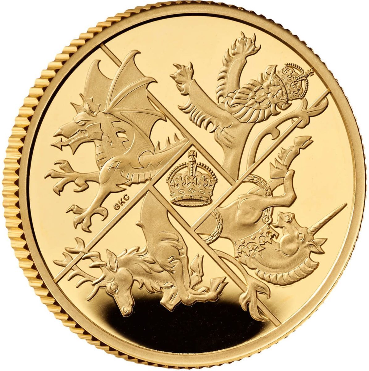 25 Pounds - Charles III The Four Nations; Gold Proof reverse