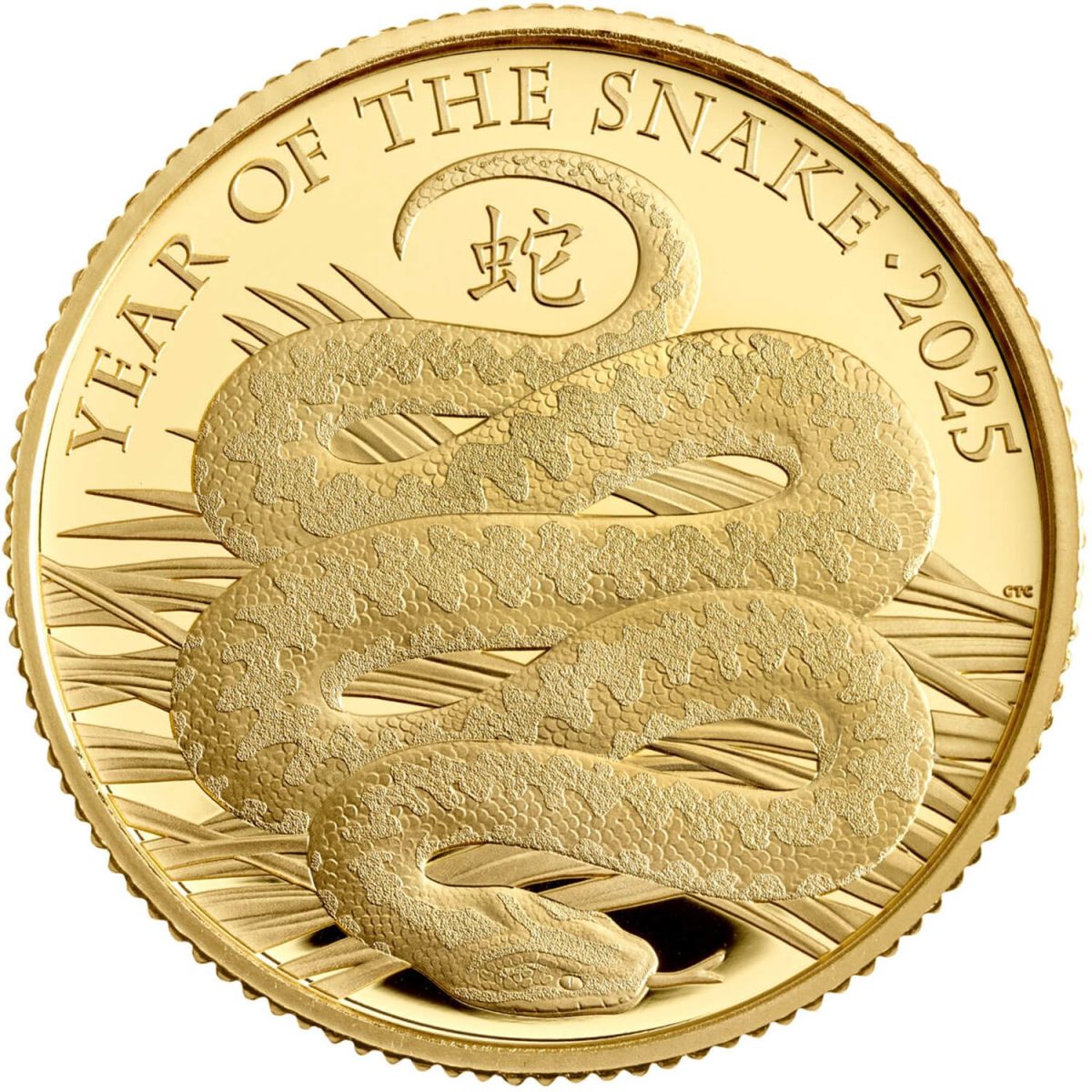 25 Pounds - Charles III Year of the Snake; Gold Proof