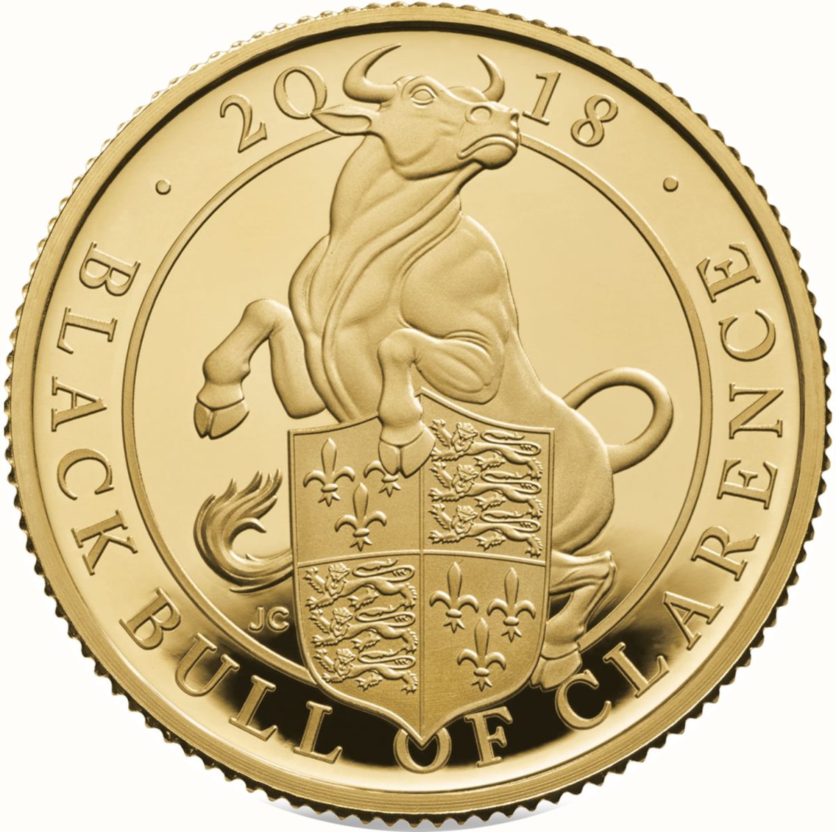 25 Pounds - Elizabeth II Black Bull of Clarence; Gold Proof