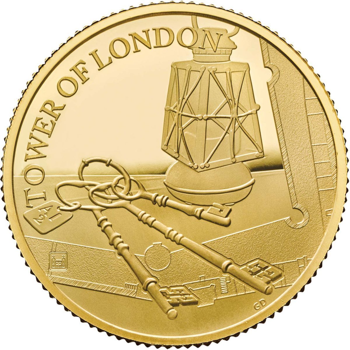 25 Pounds - Elizabeth II Ceremony of the Keys; Gold Proof