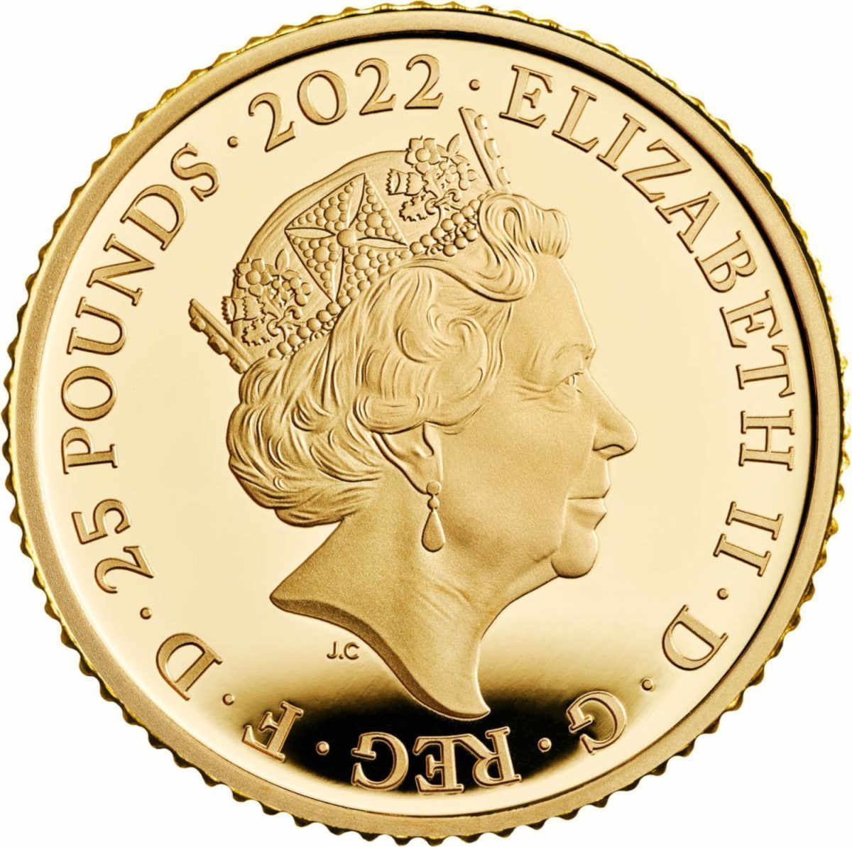 25 Pounds - Elizabeth II Dame Vera Lynn; Gold Proof obverse
