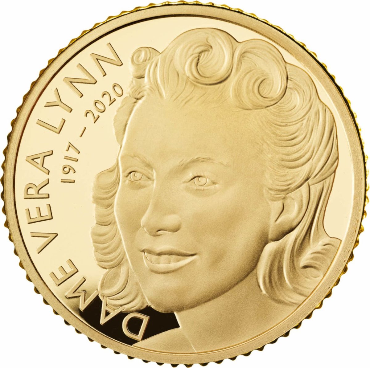 25 Pounds - Elizabeth II Dame Vera Lynn; Gold Proof