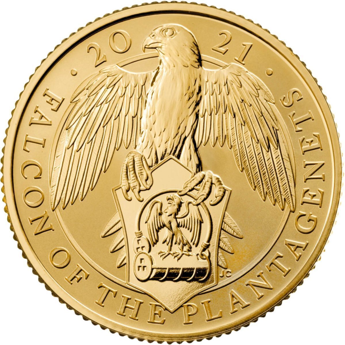 25 Pounds - Elizabeth II Falcon of the Plantagenets; Gold Proof