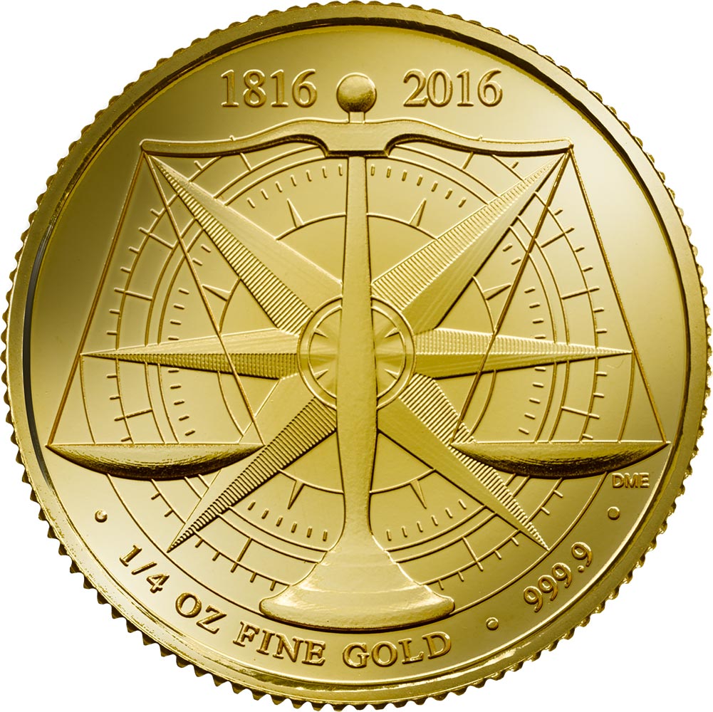 25 Pounds - Elizabeth II Gold Standard; 1/4 oz Fine Gold