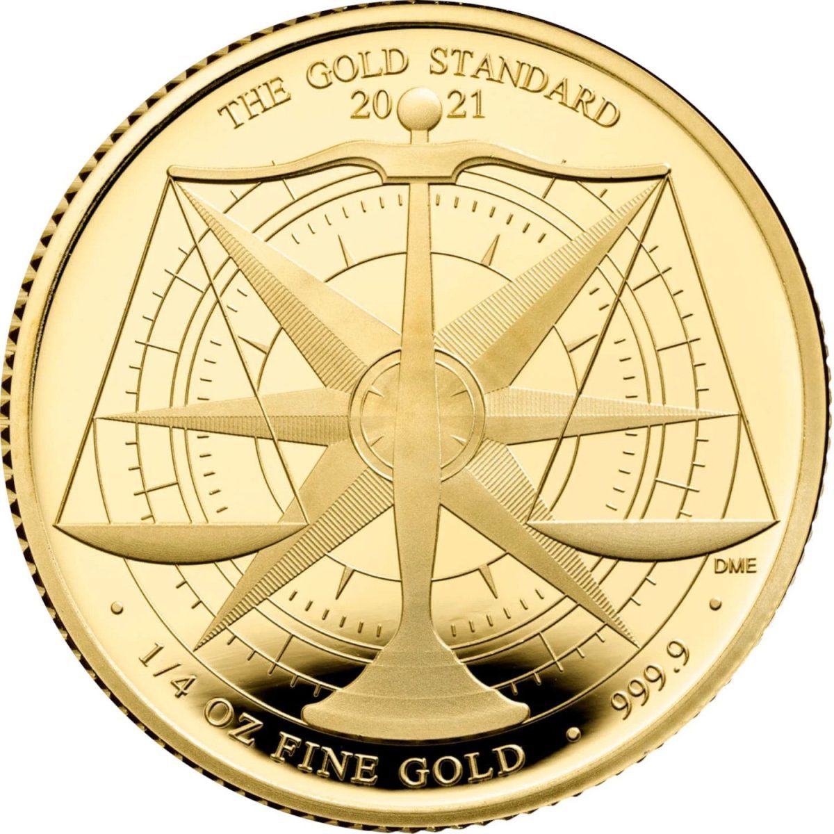 25 Pounds - Elizabeth II Gold Standard; Gold Proof reverse