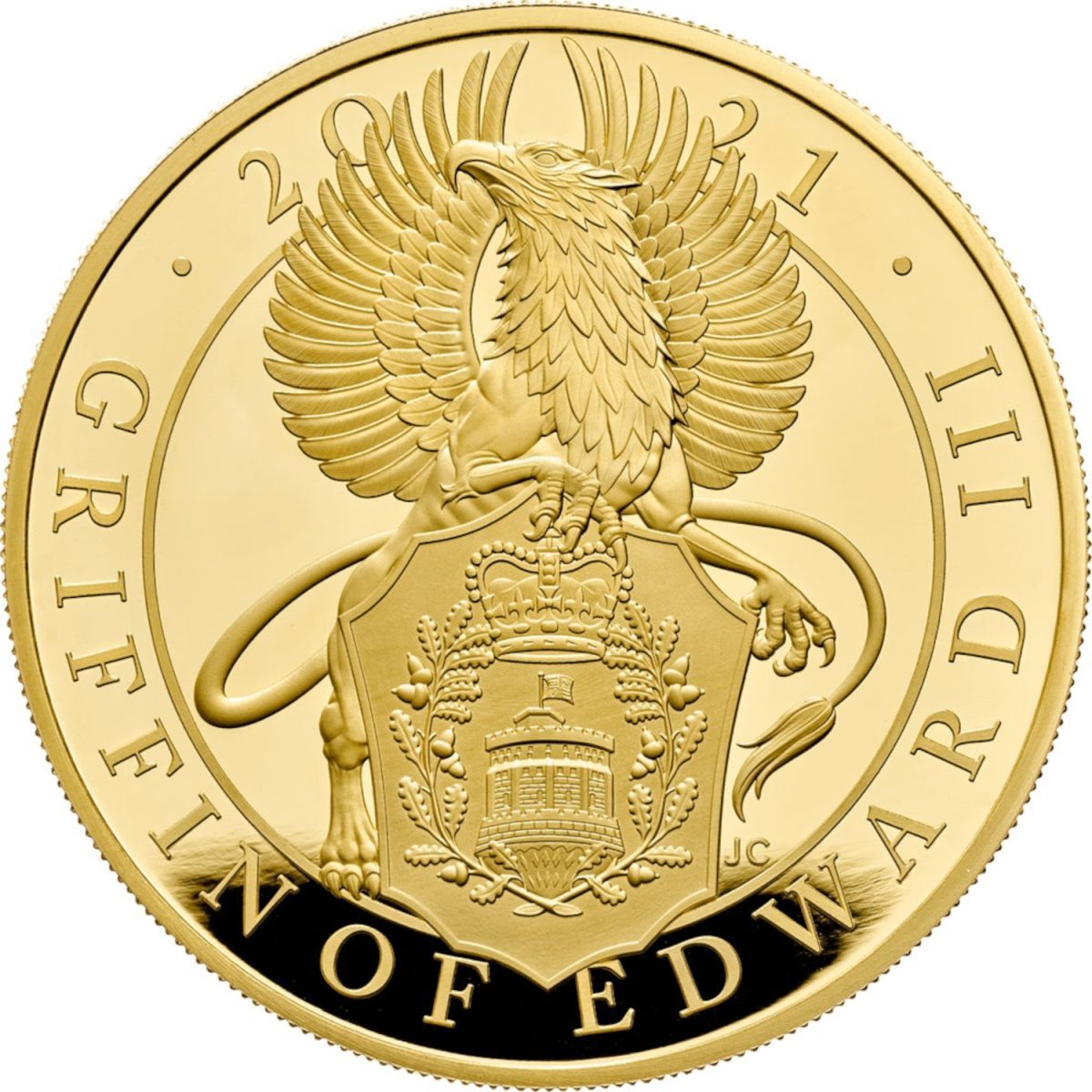 25 Pounds - Elizabeth II Griffin of Edward III; Gold Proof