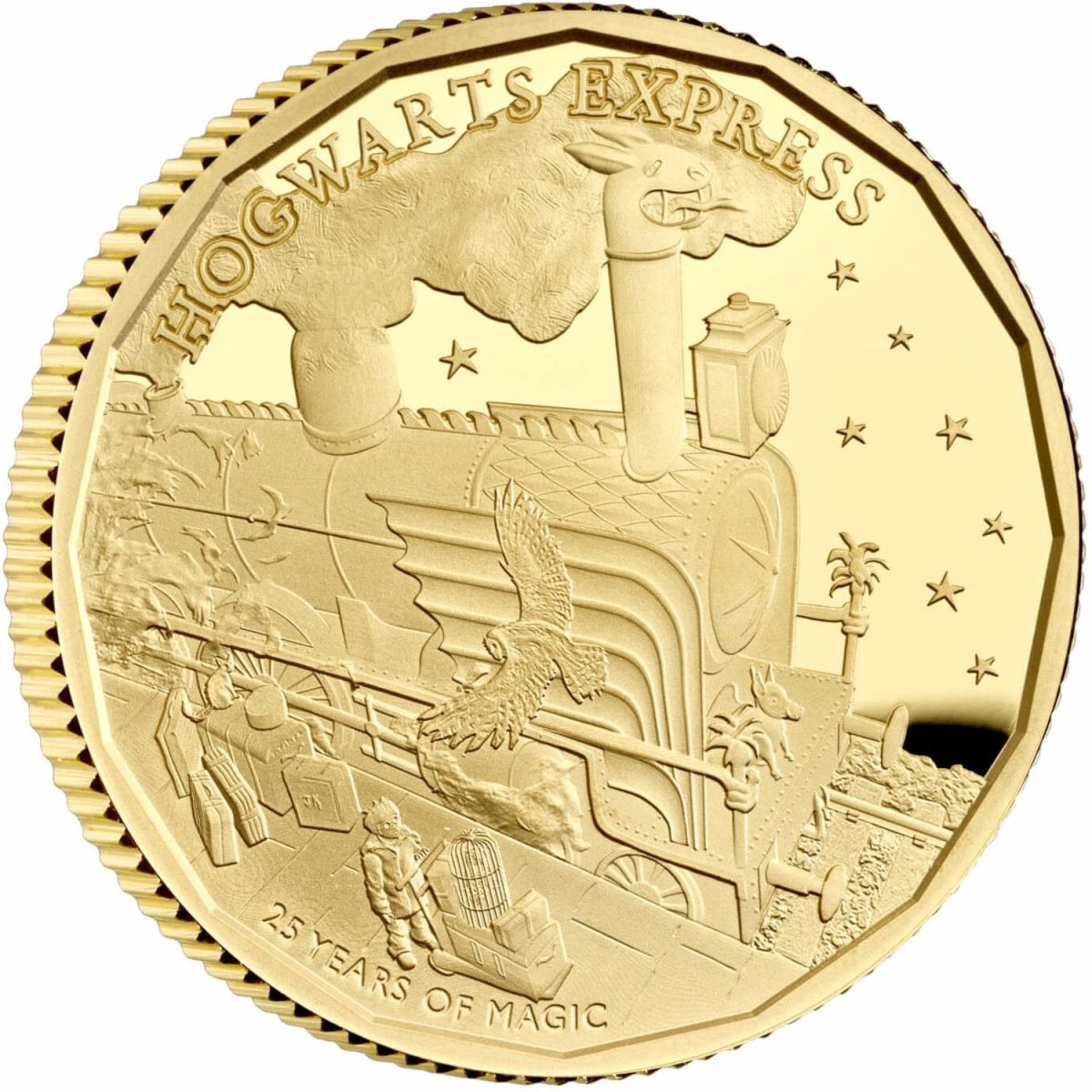 25 Pounds - Elizabeth II Hogwarts Express; Gold Proof