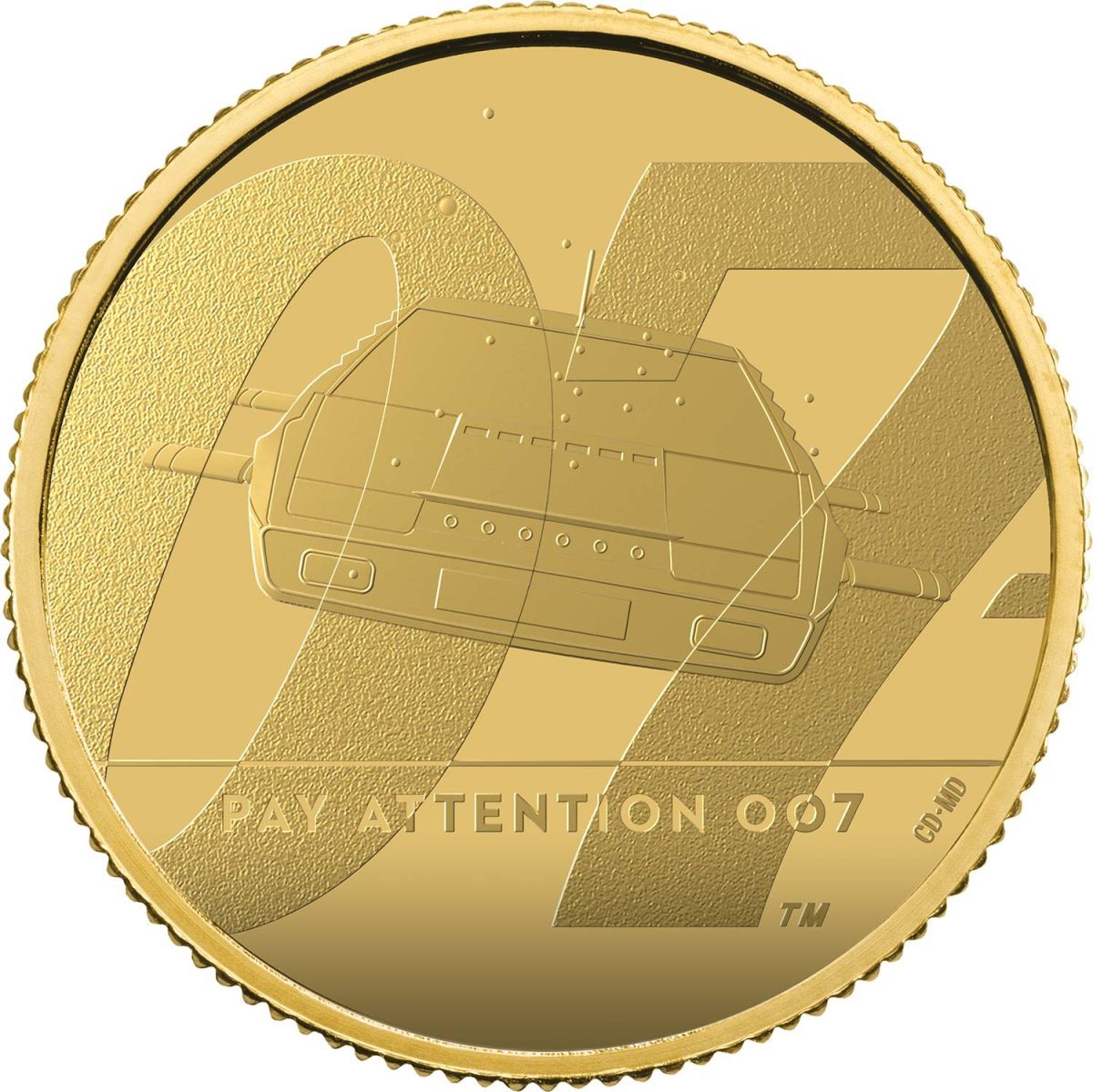 25 Pounds - Elizabeth II James Bond - II; Gold Proof