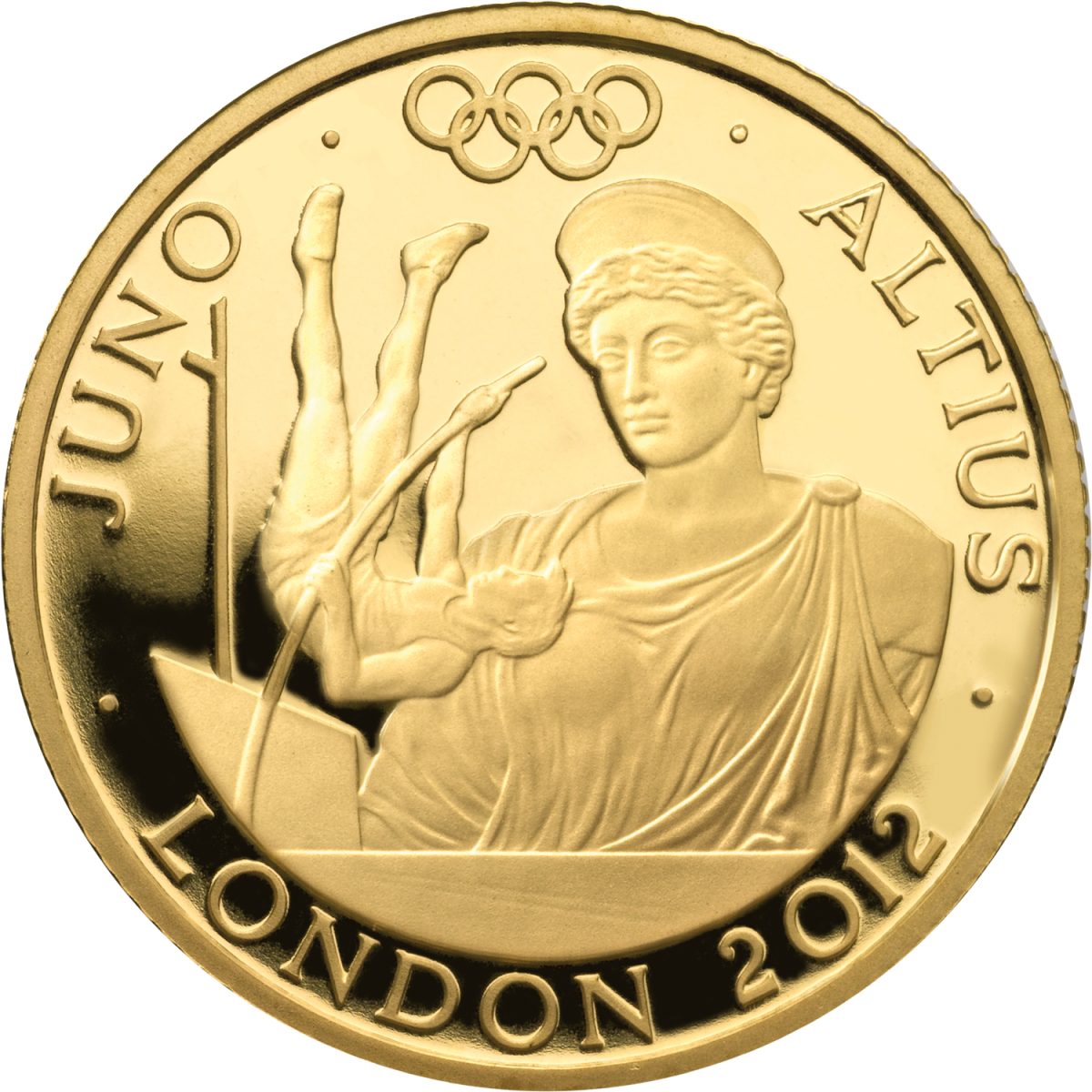 25 Pounds - Elizabeth II Juno - Altius; Gold Proof reverse